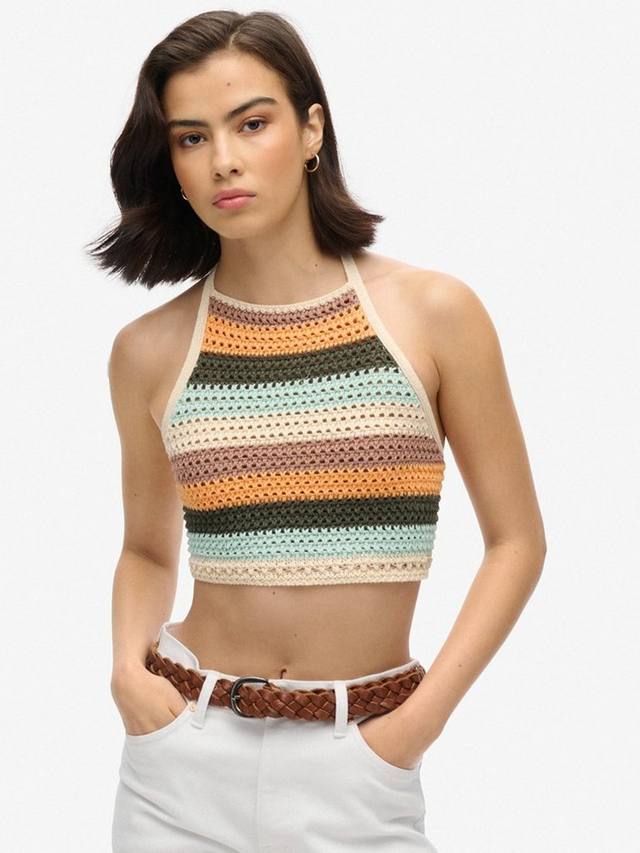Полосатый укороченный топ-бюстье с вязаным узором Superdry, Satsuma/Multi
Полосатый укороченный топ-бюстье с вязаным узором Superdry, Satsuma/Multi