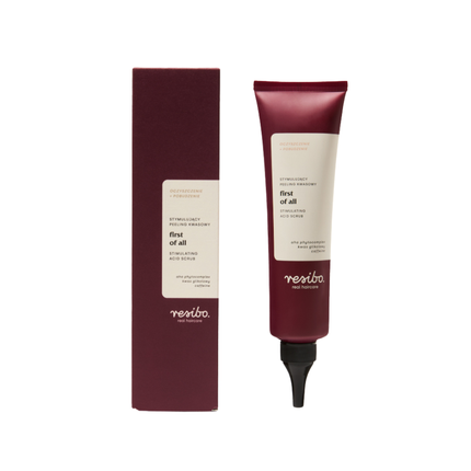 First Of All Стимулирующий кислотный пилинг для кожи головы 100 мл Resibo
First Of All Стимулирующий кислотный пилинг для кожи головы 100 мл Resibo