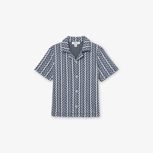 Рубашка Reiss из стрейч-ткани с абстрактным принтом 9-13 лет, синий
Рубашка Reiss из стрейч-ткани с абстрактным принтом 9-13 лет, синий