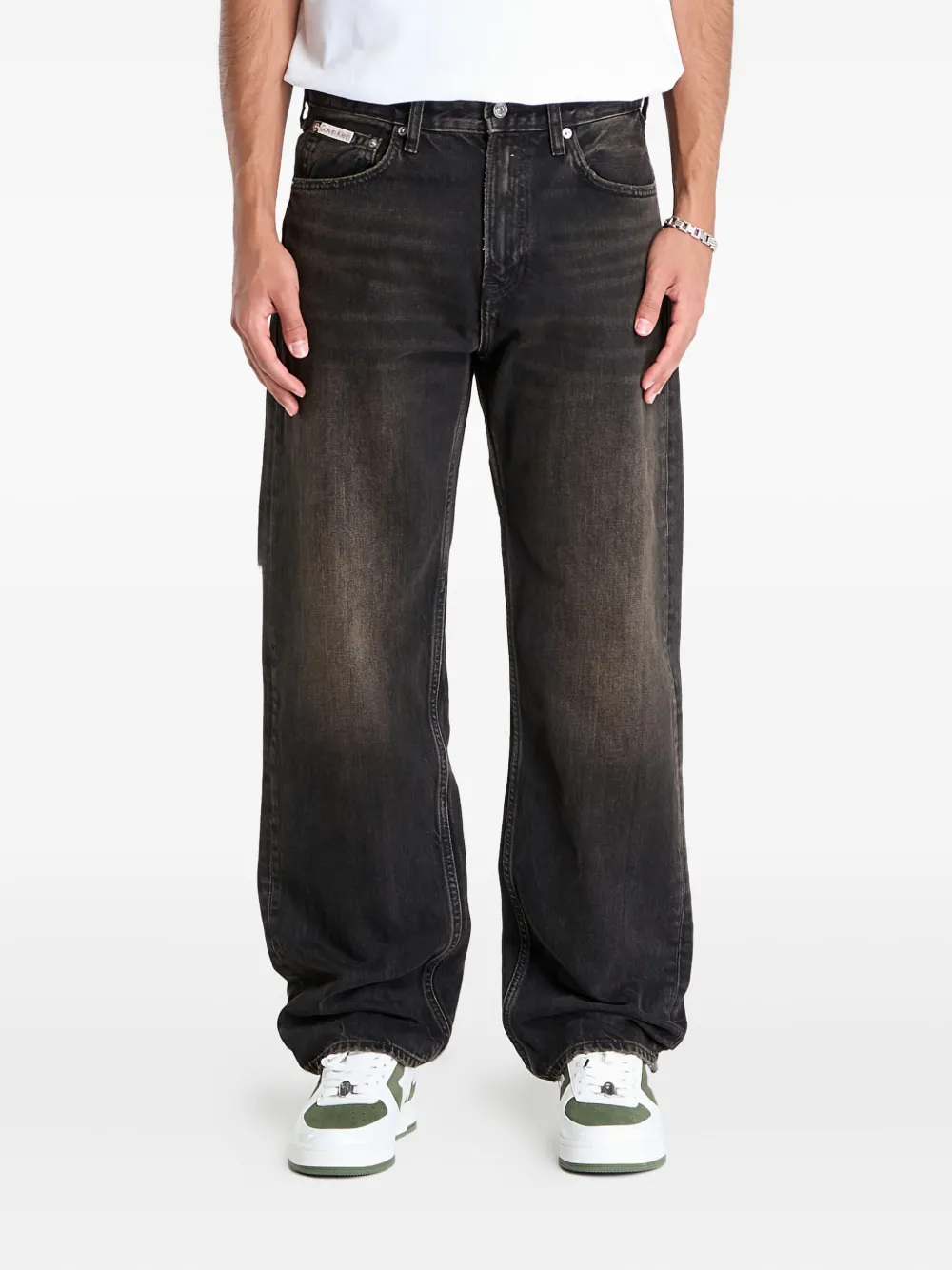 Джинсы прямого кроя в стиле 90-х Calvin Klein, черный
Джинсы прямого кроя в стиле 90-х Calvin Klein, черный