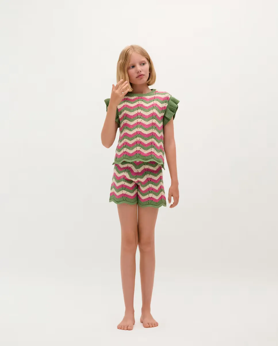 Трикотажные шорты для девочек из хлопка Scalpers, мультиколор
Трикотажные шорты для девочек из хлопка Scalpers, мультиколор