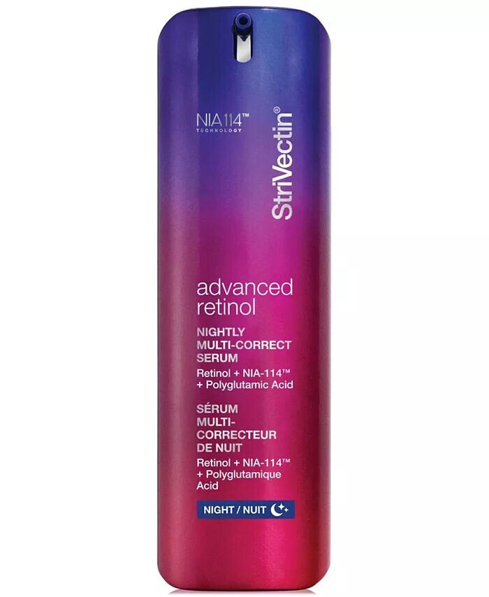 Advanced Retinol Ночная мультикорректирующая сыворотка Strivectin
Advanced Retinol Ночная мультикорректирующая сыворотка Strivectin