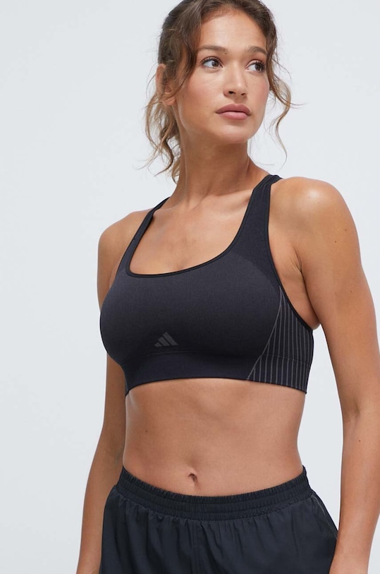 Спортивный бюстгальтер Knit Adidas Performance, черный
Спортивный бюстгальтер Knit Adidas Performance, черный