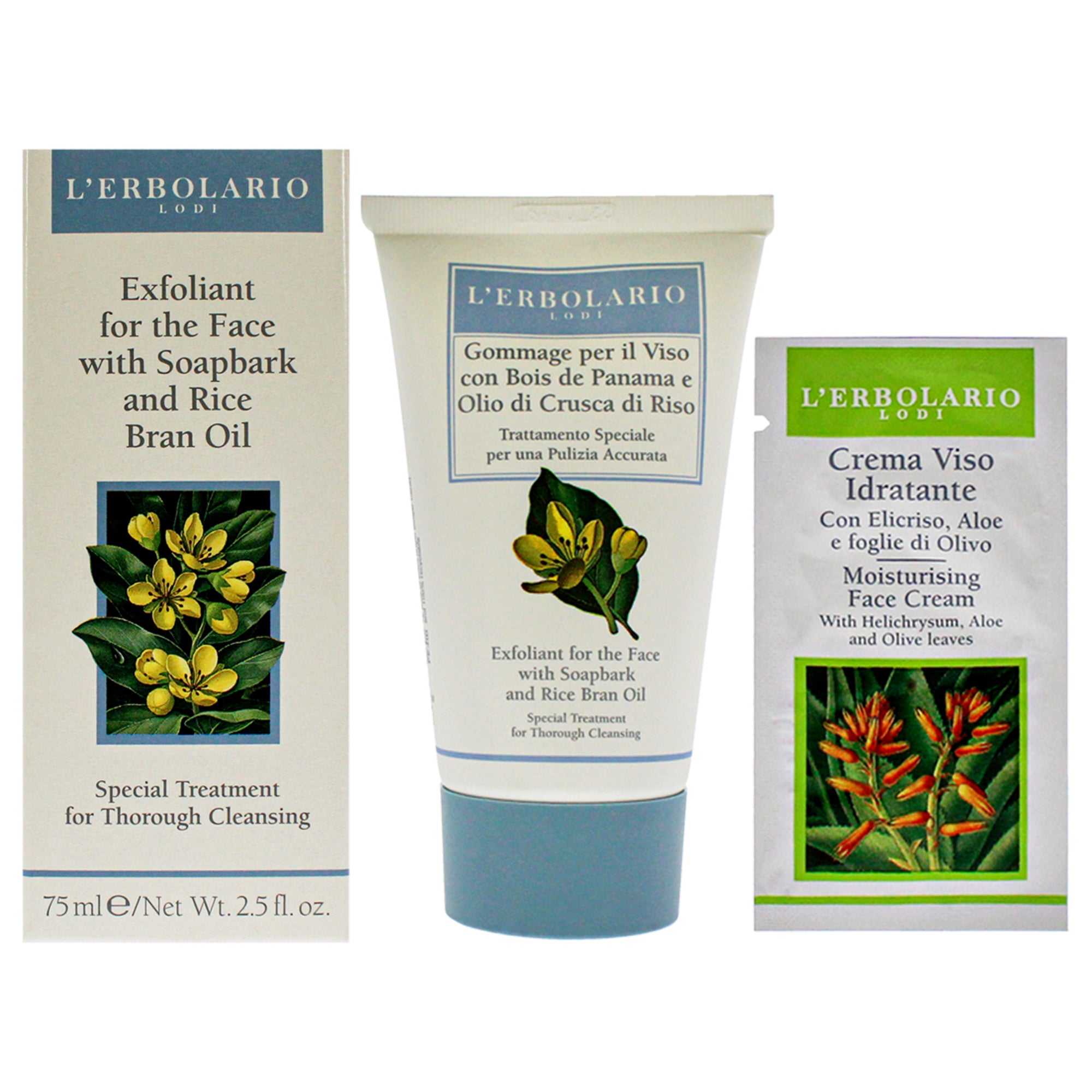 Отшелушивающее средство на основе мыльного дерева и масла рисовых отрубей от LErbolario, подходит как для мужчин, так и для женщин - 70 мл (2,5 унции), прозрачный
Отшелушивающее средство на основе мыльного дерева и масла рисовых отрубей от LErbolario, подходит как для мужчин, так и для женщин - 70 мл (2,5 унции), прозрачный