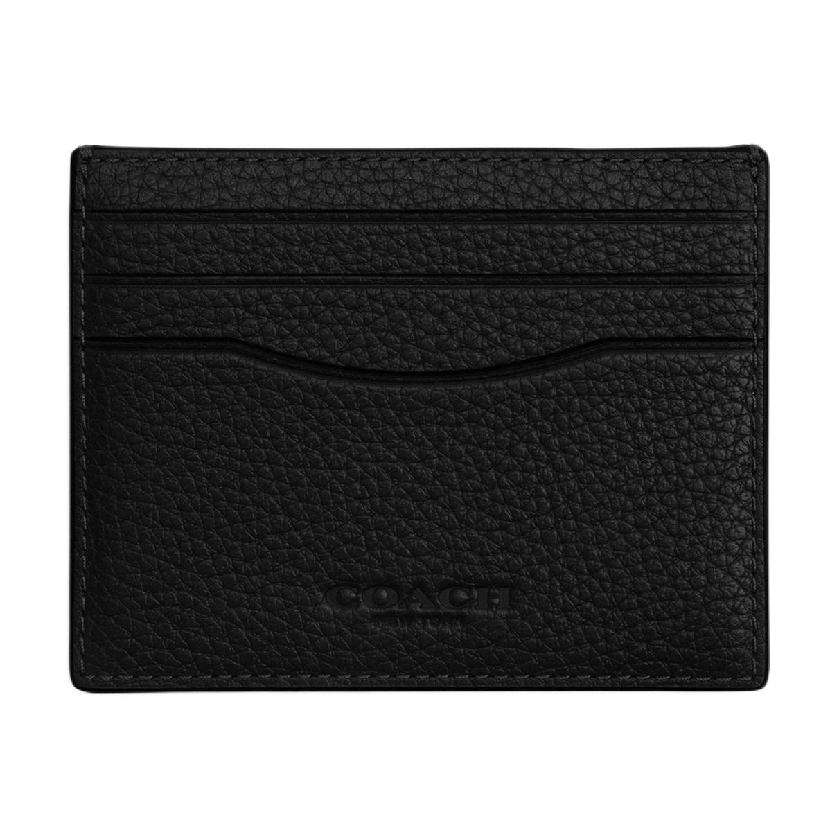 COACH Миниатюрный мужской картхолдер из коровьей кожи черный, Black
COACH Миниатюрный мужской картхолдер из коровьей кожи черный, Black