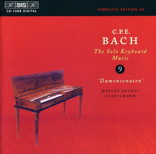 CD диск Bach, C.P.E. / Spanyi: Complete Keyboard Works 9
CD диск Bach, C.P.E. / Spanyi: Complete Keyboard Works 9