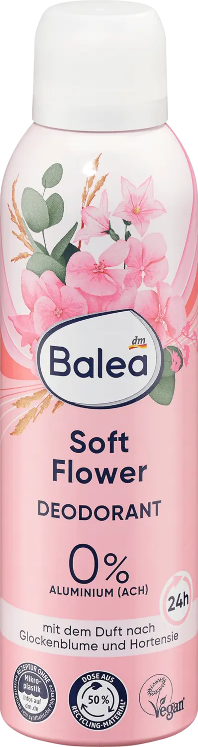 Дезодорант Balea Deospray Soft Flower, 200 ml
Дезодорант Balea Deospray Soft Flower, 200 ml