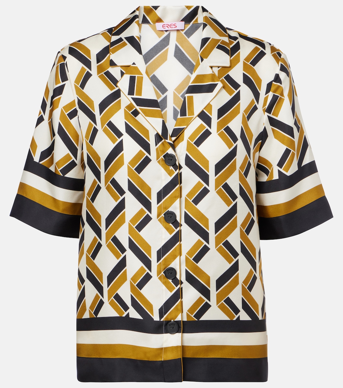 Сорочка из узорчатого шелкового твила Sonore Eres, Imperime Swim Noir
Сорочка из узорчатого шелкового твила Sonore Eres, Imperime Swim Noir