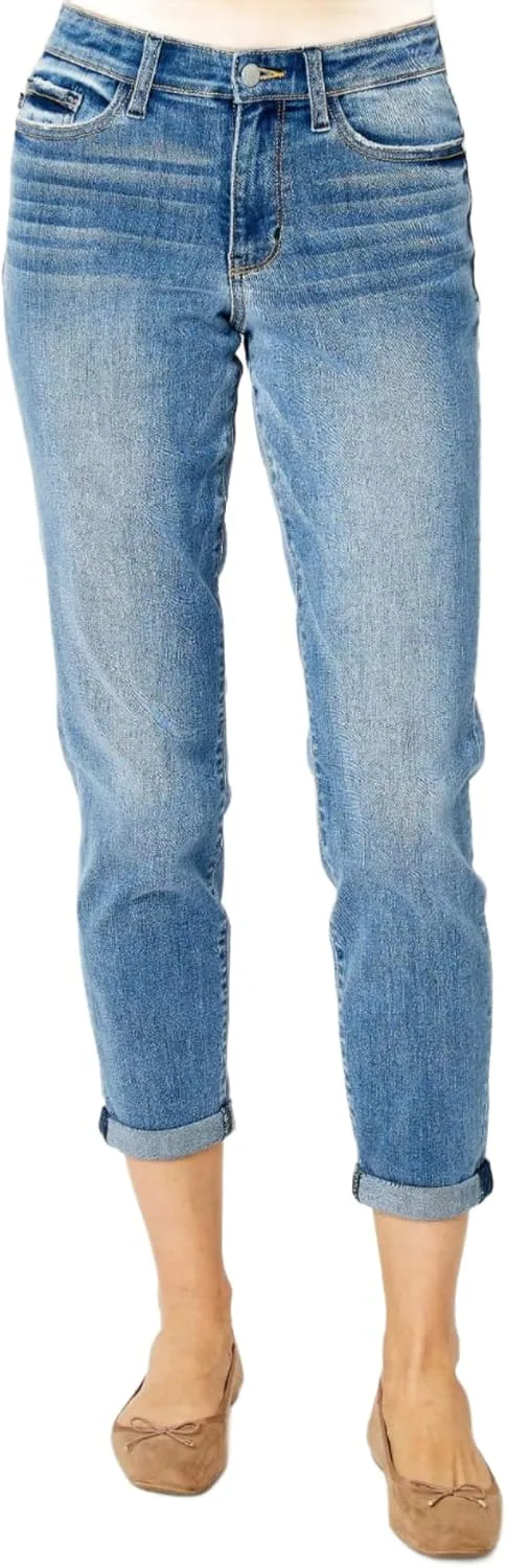 Judy-B женские джинсы casual с манжетами и высокой посадкой Yanhoo
Judy-B женские джинсы casual с манжетами и высокой посадкой Yanhoo