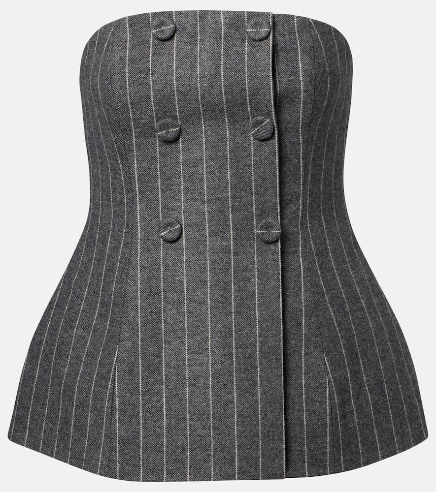 Двубортная полосатая блузка Carolina Herrera, charcoal Grey M
Двубортная полосатая блузка Carolina Herrera, charcoal Grey M