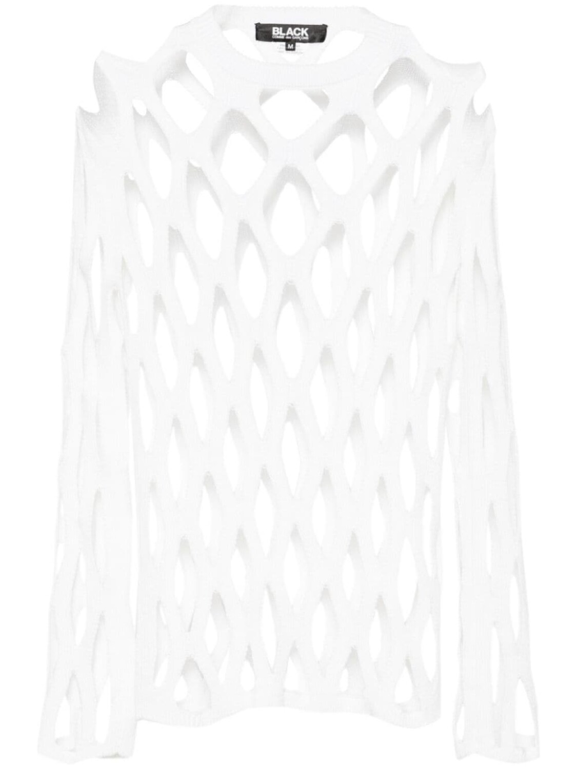 Black Comme Des Garçons сетчатый джемпер рыхлой вязки, белый
Black Comme Des Garçons сетчатый джемпер рыхлой вязки, белый