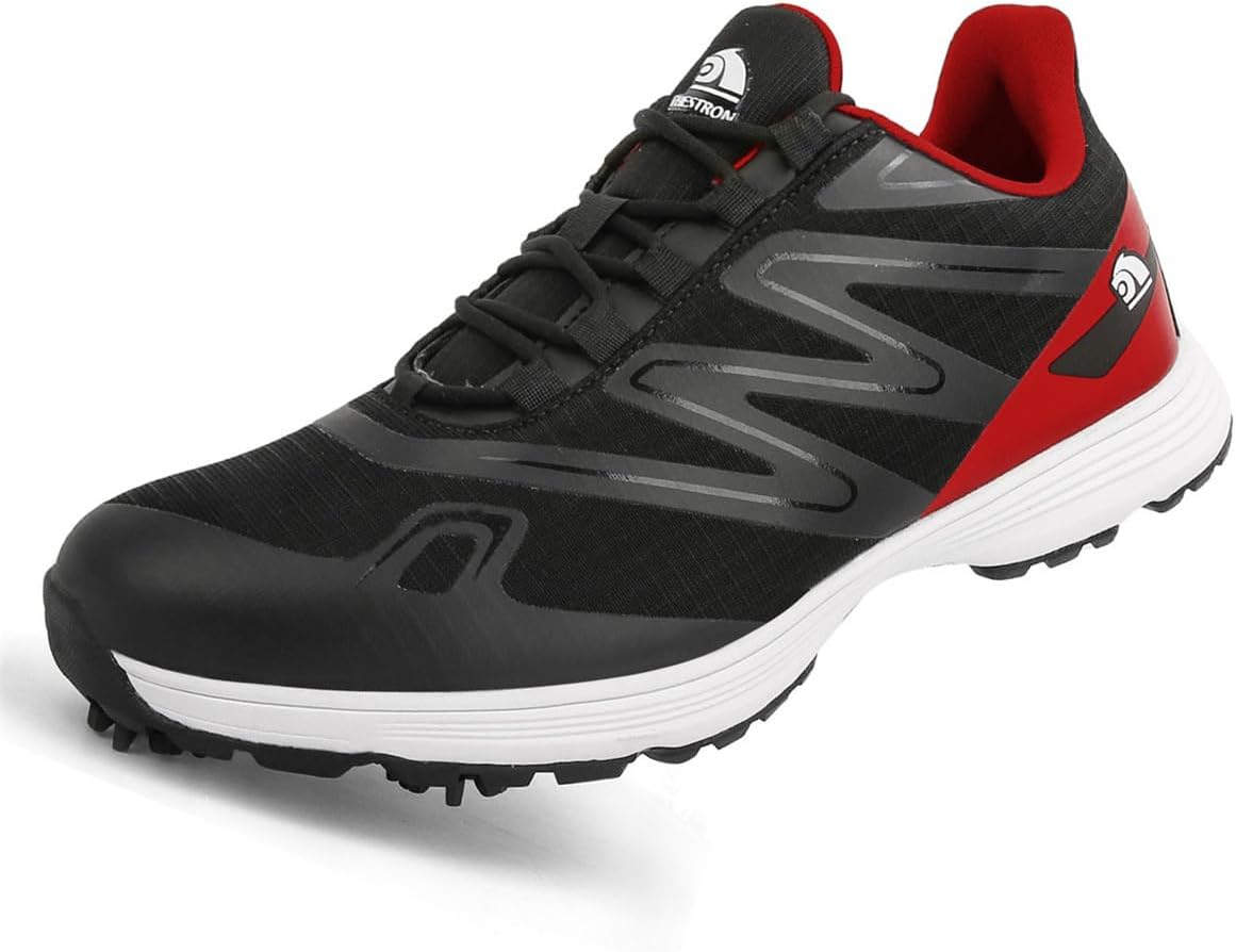 Гольф обувь с шипами, кроссовки для тренировок и прогулок для мужчин, легкие антискользящие кроссовки для гольфа Omcam, черный
Гольф обувь с шипами, кроссовки для тренировок и прогулок для мужчин, легкие антискользящие кроссовки для гольфа Omcam, черный