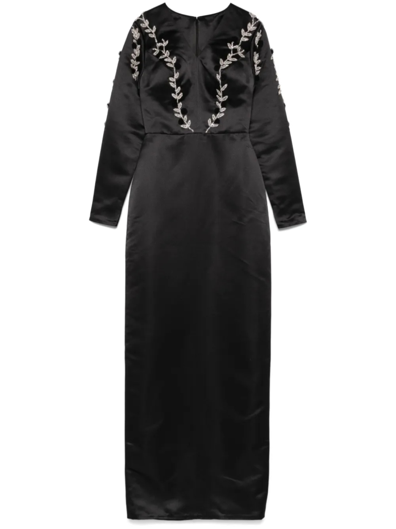 AAVVA атласное платье с вышивкой, черный
AAVVA атласное платье с вышивкой, черный
