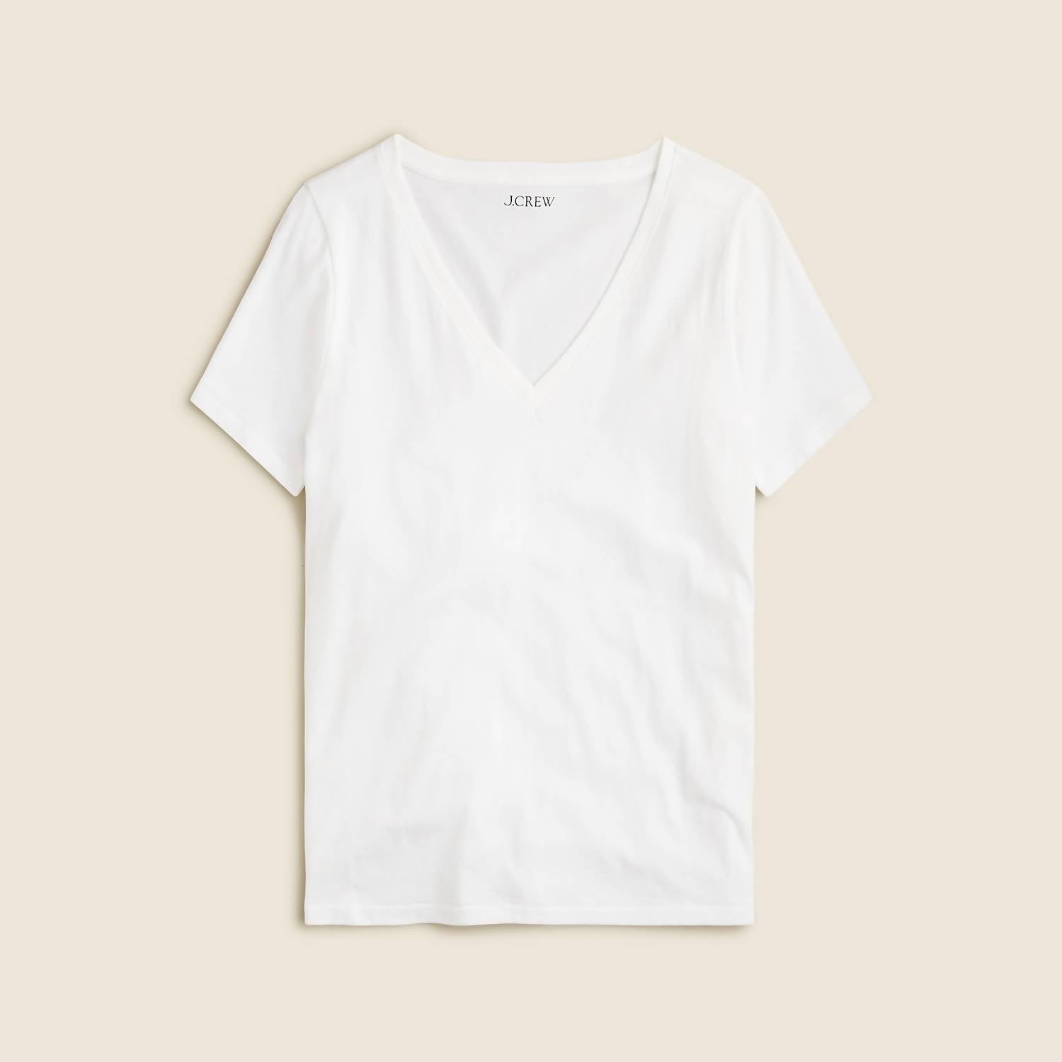 Женская футболка Vintage Jersey Classic Fit с V-образным вырезом белого цвета J.Crew
Женская футболка Vintage Jersey Classic Fit с V-образным вырезом белого цвета J.Crew