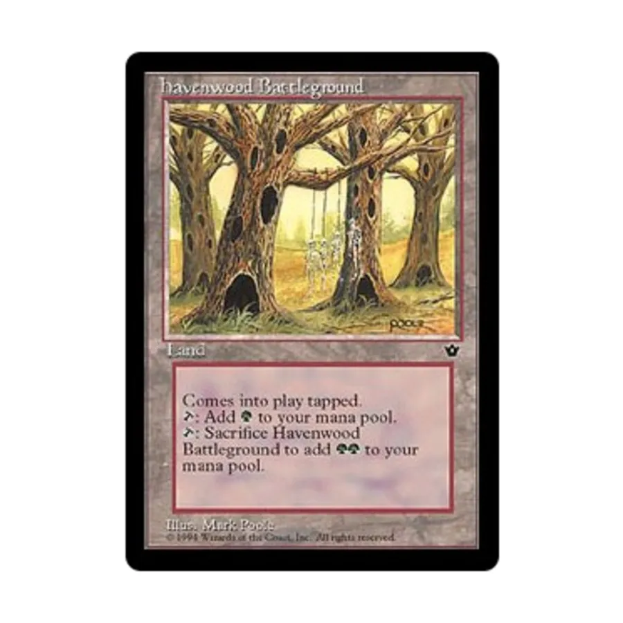 CCG Поле битвы в Хэвенвуде (U2), MTG - Fallen Empires
CCG Поле битвы в Хэвенвуде (U2), MTG - Fallen Empires