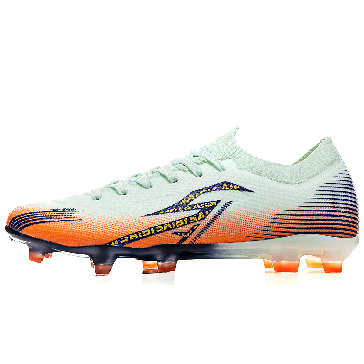 Saibi Футбольные бутсы унисекс с короткими и длинными резиновыми шипами, амортизацией, противоскользящие, ударопрочные - лунно-синий оранжевый длинные шипы
Saibi Футбольные бутсы унисекс с короткими и длинными резиновыми шипами, амортизацией, противоскользящие, ударопрочные - лунно-синий оранжевый длинные шипы