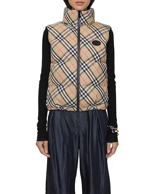 Проверьте пуховый жилет Burberry, бежевый
Проверьте пуховый жилет Burberry, бежевый