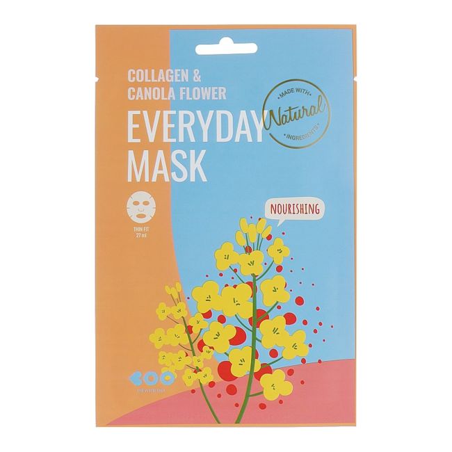 Маска для лица с коллагеном и цветками канолы Dearboo, 27 мл
Маска для лица с коллагеном и цветками канолы Dearboo, 27 мл