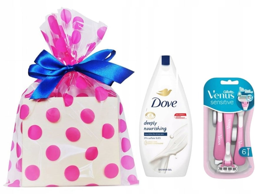 Подарочный набор Dove для женщин женский гель + бритвы Gillette Venus День рождения
Подарочный набор Dove для женщин женский гель + бритвы Gillette Venus День рождения
