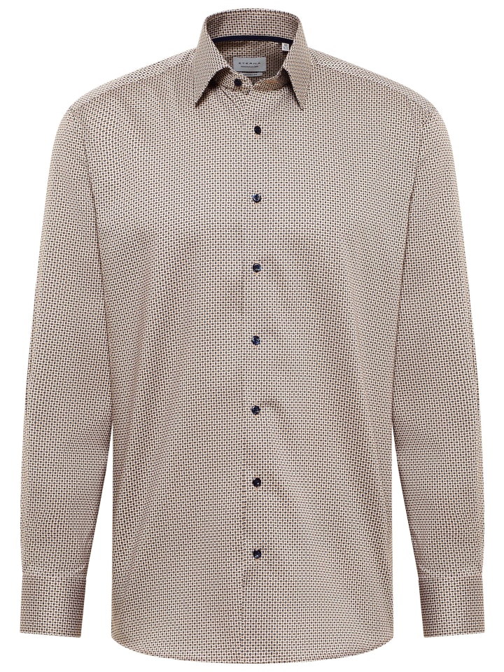 Рубашка MODERN FIT темно-коричневого цвета Eterna
Рубашка MODERN FIT темно-коричневого цвета Eterna