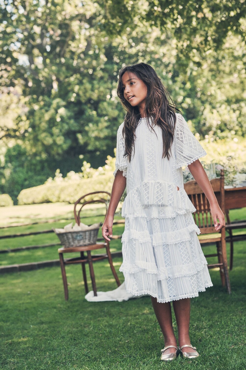 Юбка Annabelle с кружевом и рюшами Angel & Rocket, бежевый
Юбка Annabelle с кружевом и рюшами Angel & Rocket, бежевый