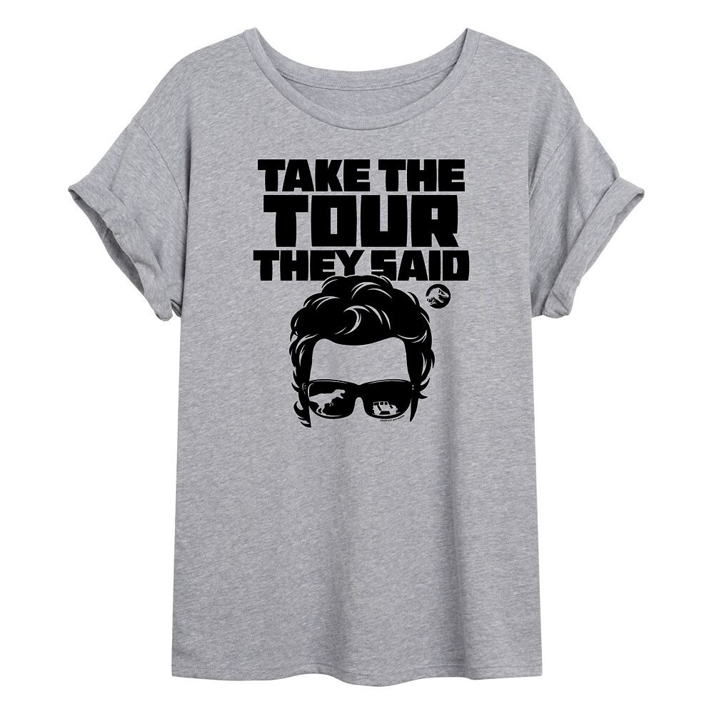 Струящаяся футболка Juniors' Jurassic Park Take The Tour Licensed Character, цвет Heather Gray
Струящаяся футболка Juniors' Jurassic Park Take The Tour Licensed Character, цвет Heather Gray