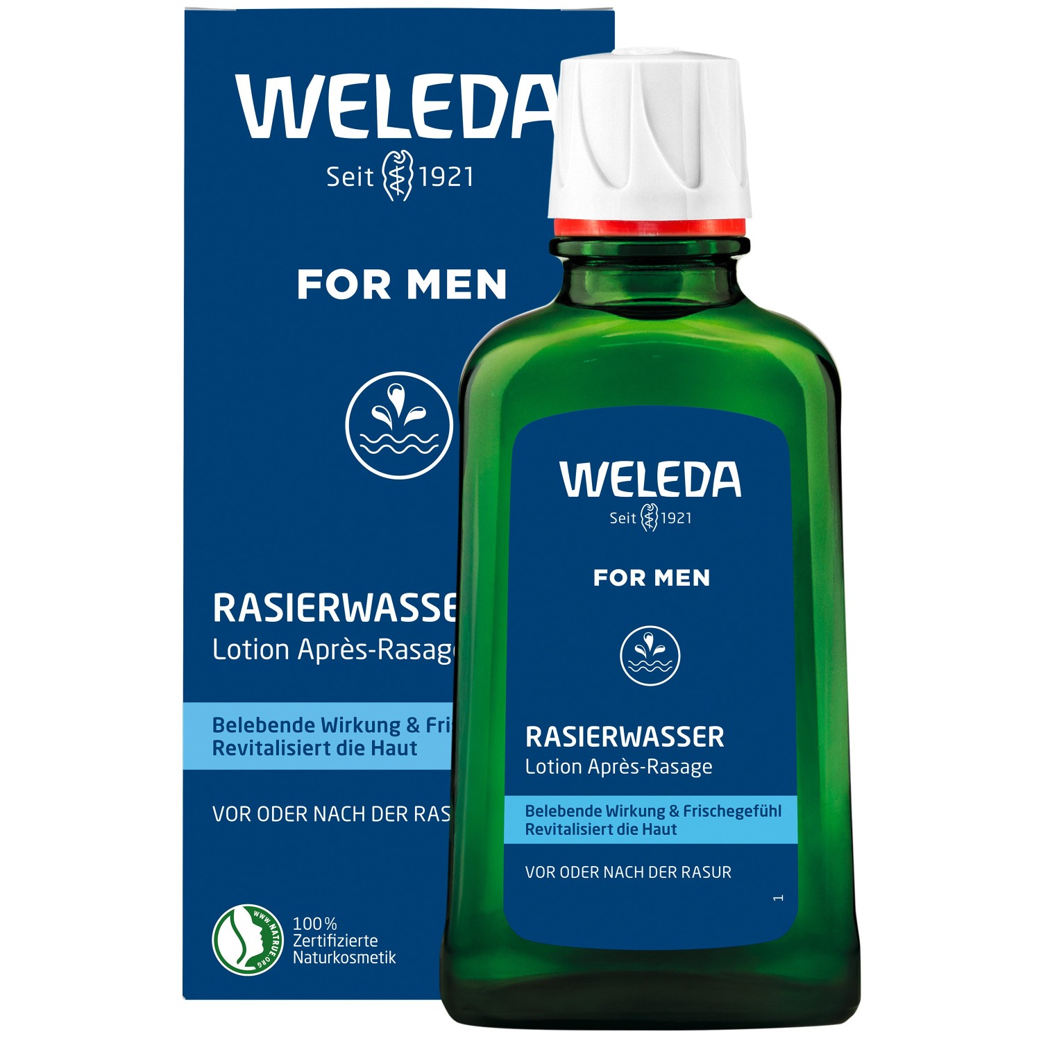 Средство после бритья for men rasierwasser Weleda, объем 100 мл
Средство после бритья for men rasierwasser Weleda, объем 100 мл