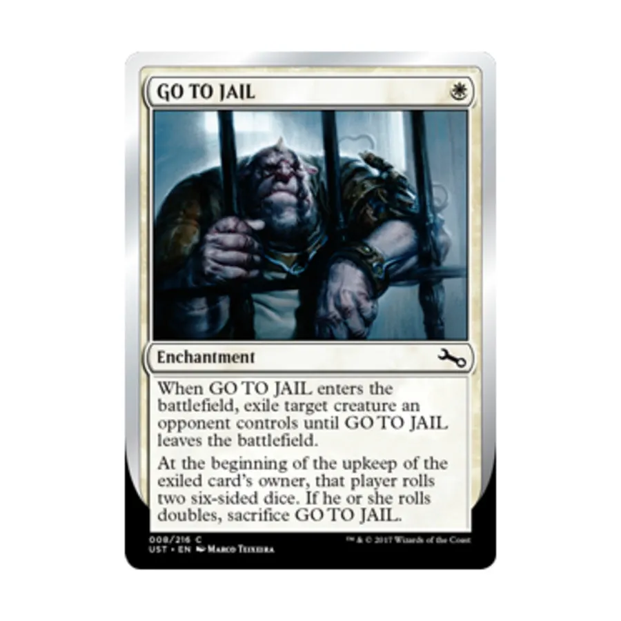 CCG ИДТИ В ТЮРЬМУ (С), MTG - Unstable
CCG ИДТИ В ТЮРЬМУ (С), MTG - Unstable