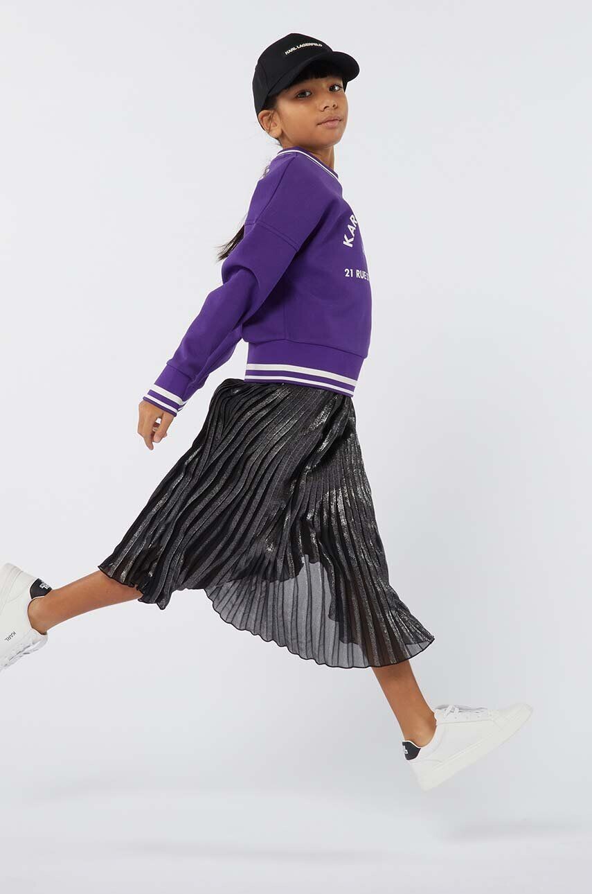 Юбка для маленькой девочки Карла Лагерфельда Karl Lagerfeld, серебряный 
Юбка для маленькой девочки Карла Лагерфельда Karl Lagerfeld, серебряный