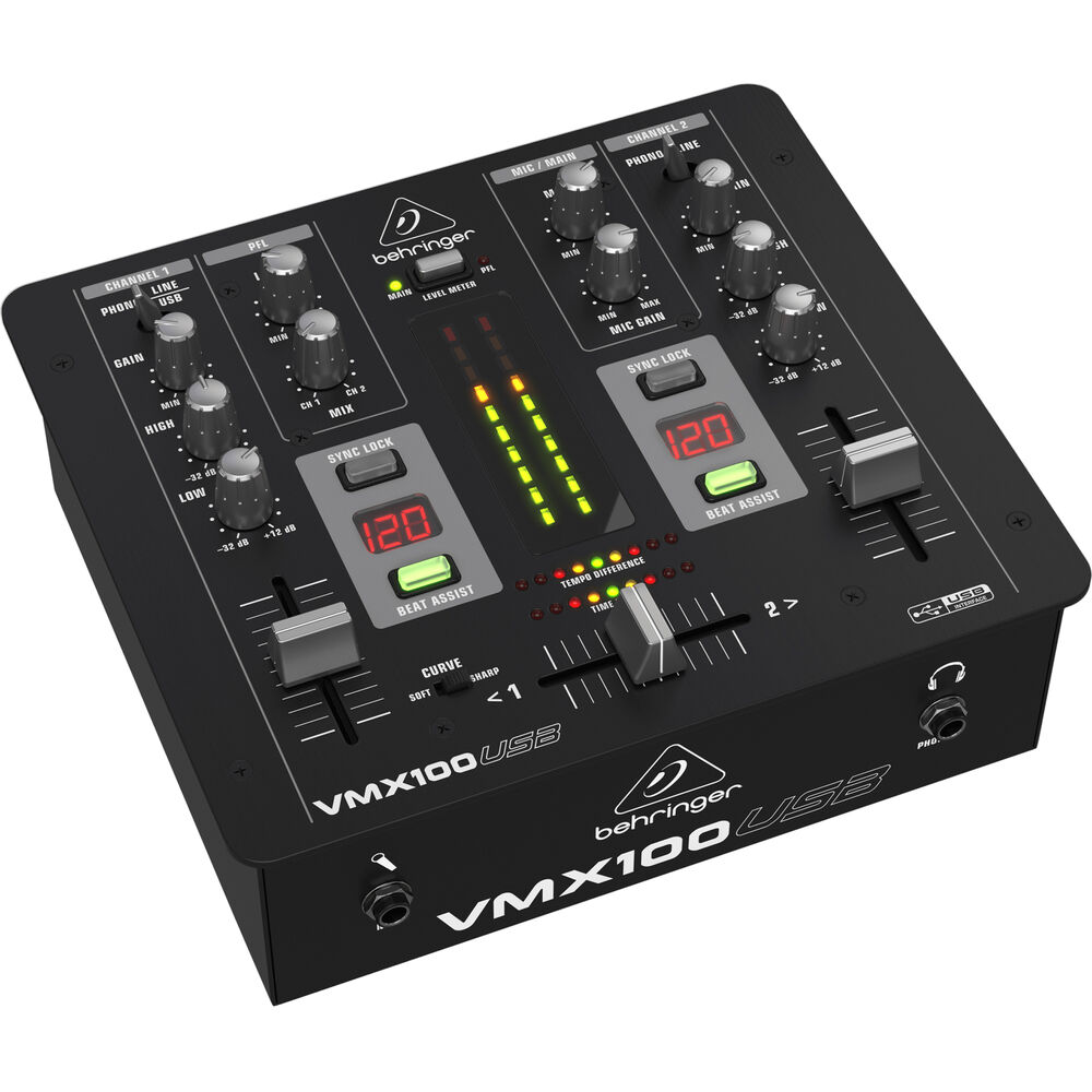 DJ-микшер Behringer VMX100USB Professional 2-Channel DJ Mixer VMX100USB
DJ-микшер Behringer VMX100USB Professional 2-Channel DJ Mixer VMX100USB