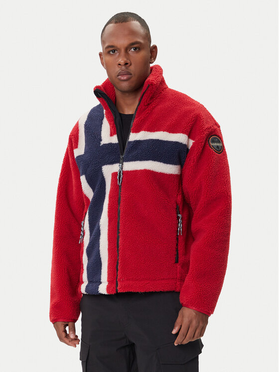 Флисовая куртка regular fit NP0A88TC Napapijri, красный
Флисовая куртка regular fit NP0A88TC Napapijri, красный