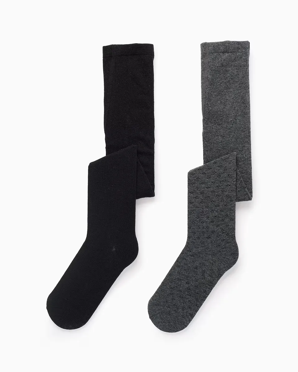 Набор из 2 однотонных/бриллиантовых колготок для девочек Zippy, многоцветный
Набор из 2 однотонных/бриллиантовых колготок для девочек Zippy, многоцветный