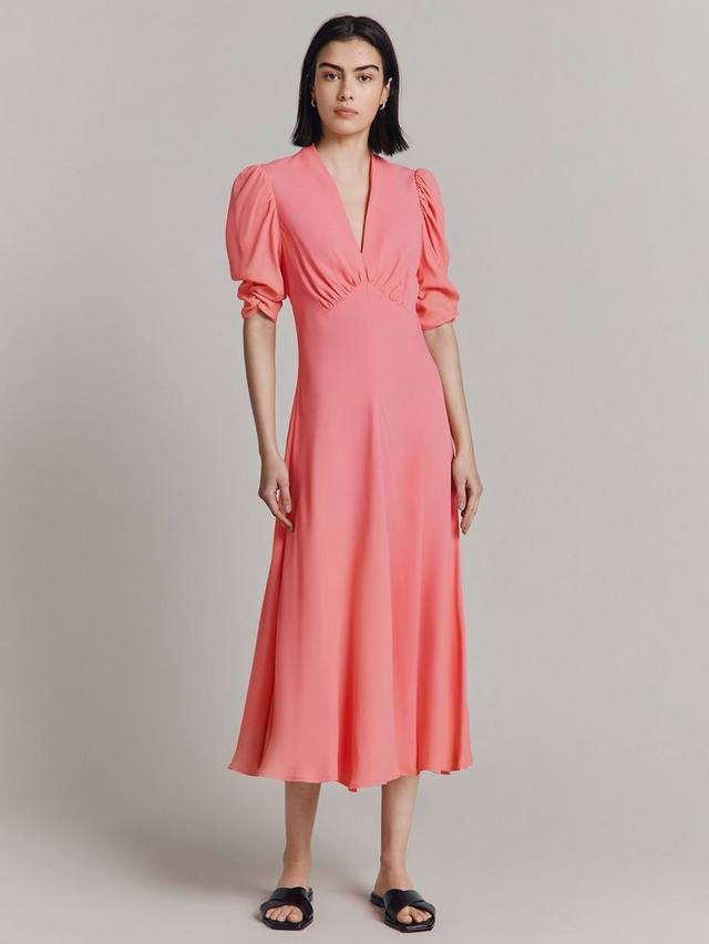 Миди-платье madi с пышными рукавами Ghost, цвет Coral
Миди-платье madi с пышными рукавами Ghost, цвет Coral