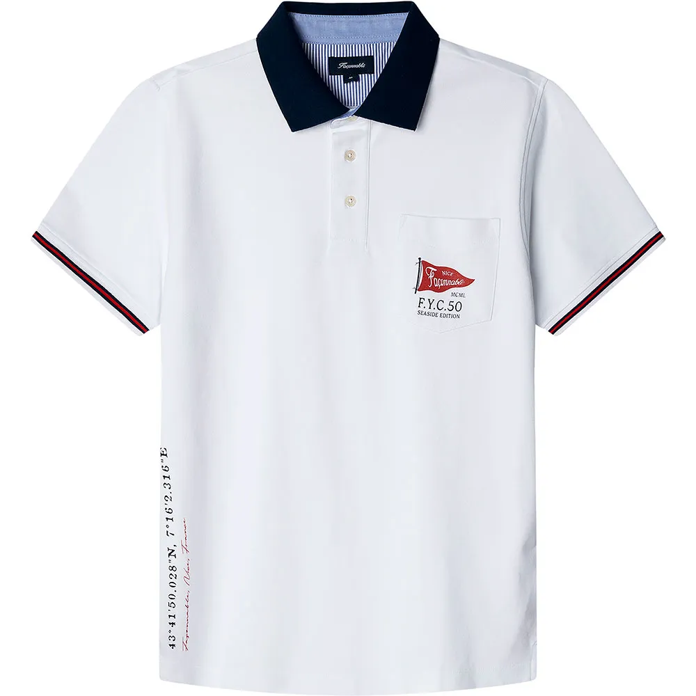 Поло с коротким рукавом Façonnable Print On Pkt, белый
Поло с коротким рукавом Façonnable Print On Pkt, белый