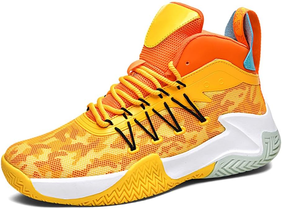 Кроссовки MAUGELY унисекс с сеткой для баскетбола, дышащие, легкие, высокой посадки, с противоскользящей подошвой, для повседневной носки и бега на улице, оранжевый
Кроссовки MAUGELY унисекс с сеткой для баскетбола, дышащие, легкие, высокой посадки, с противоскользящей подошвой, для повседневной носки и бега на улице, оранжевый