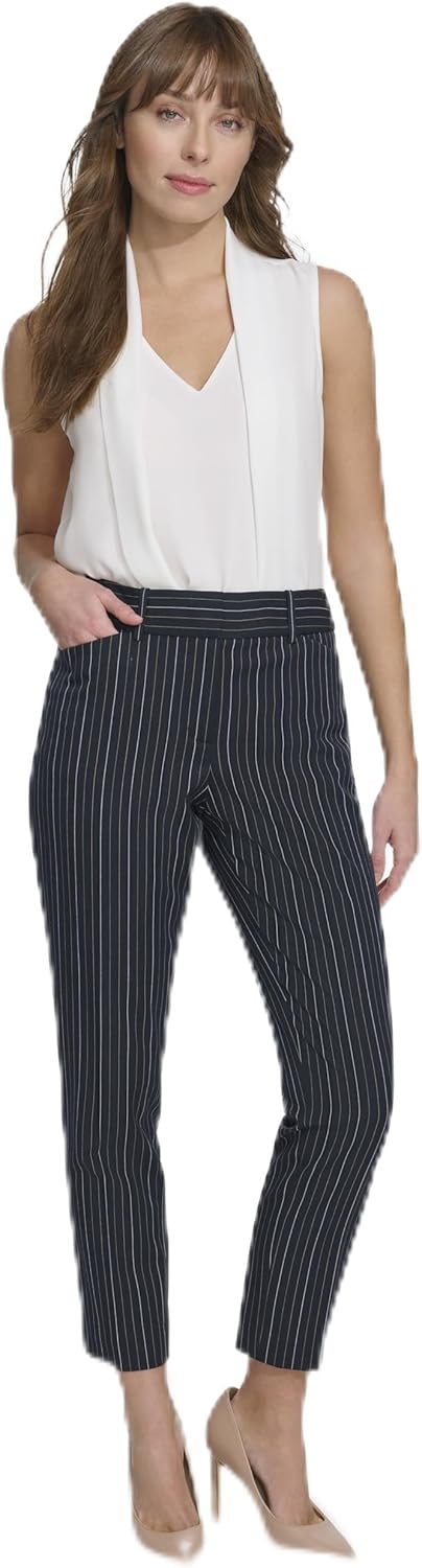 Женские облегающие брюки Tommy Hilfiger с принтом в тонкую полоску, Midnight Multi
Женские облегающие брюки Tommy Hilfiger с принтом в тонкую полоску, Midnight Multi