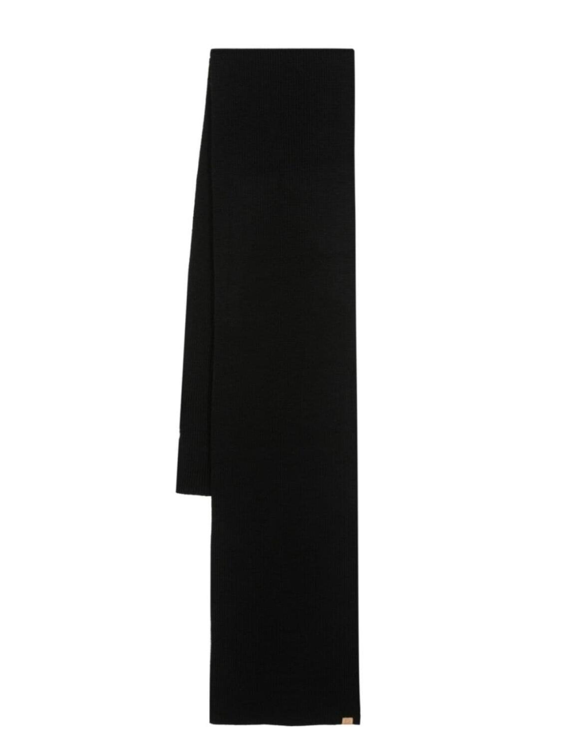 Шарф в рубчик с нашивкой-логотипом Woolrich, черный
Шарф в рубчик с нашивкой-логотипом Woolrich, черный