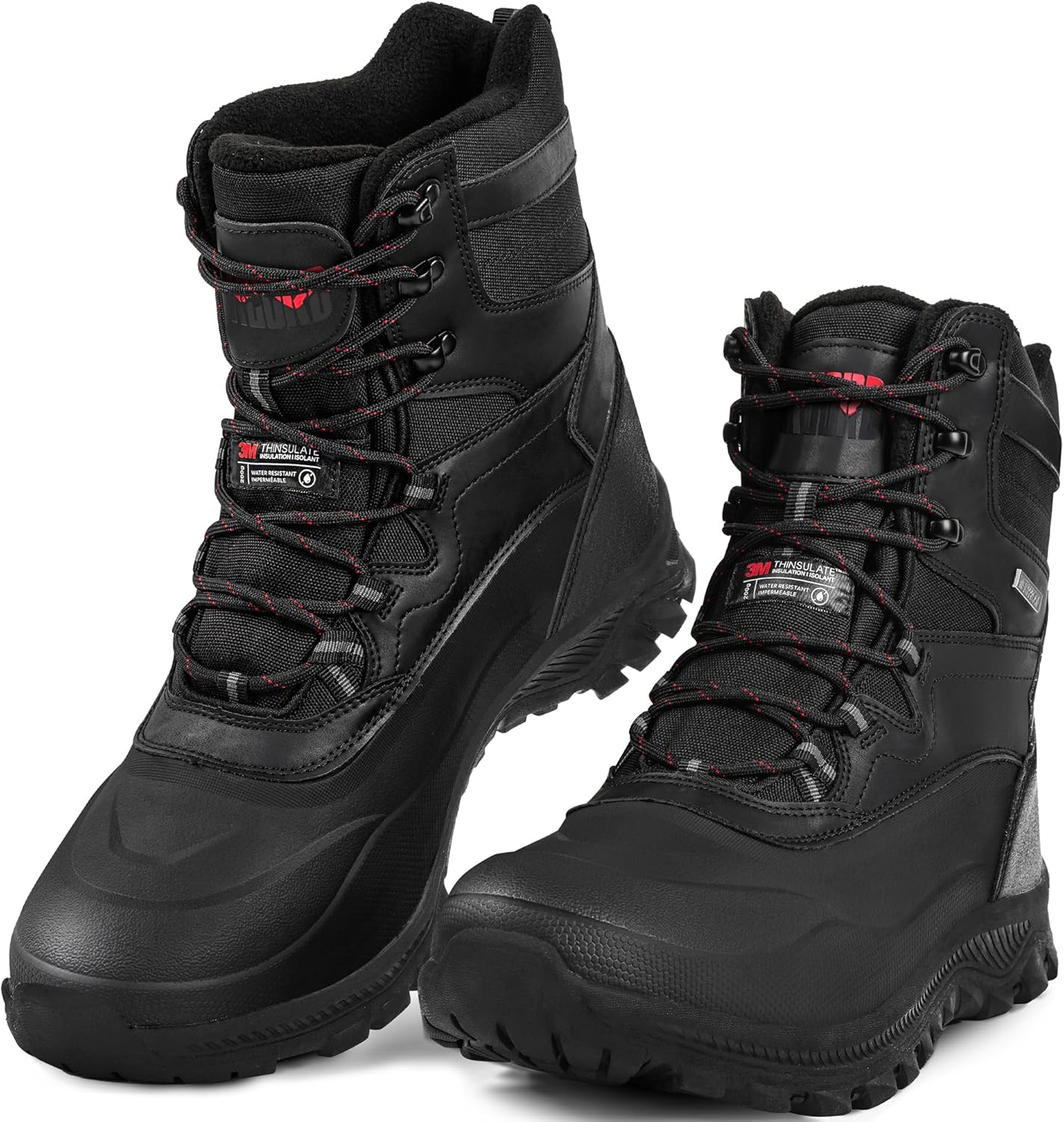 Мужские водонепроницаемые утепленные зимние ботинки R CORD, рабочие зимние ботинки для мужчин с теплой подкладкой до щиколотки, мужские походные ботинки, зимние ботинки для ходьбы на снегоступах с высоким сцеплением, черный
Мужские водонепроницаемые утепленные зимние ботинки R CORD, рабочие зимние ботинки для мужчин с теплой подкладкой до щиколотки, мужские походные ботинки, зимние ботинки для ходьбы на снегоступах с высоким сцеплением, черный