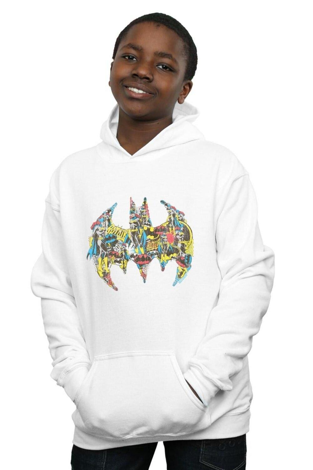 Толстовка с логотипом «Бэтгерл» и коллажем «Бэтмен» DC Comics, белый
Толстовка с логотипом «Бэтгерл» и коллажем «Бэтмен» DC Comics, белый