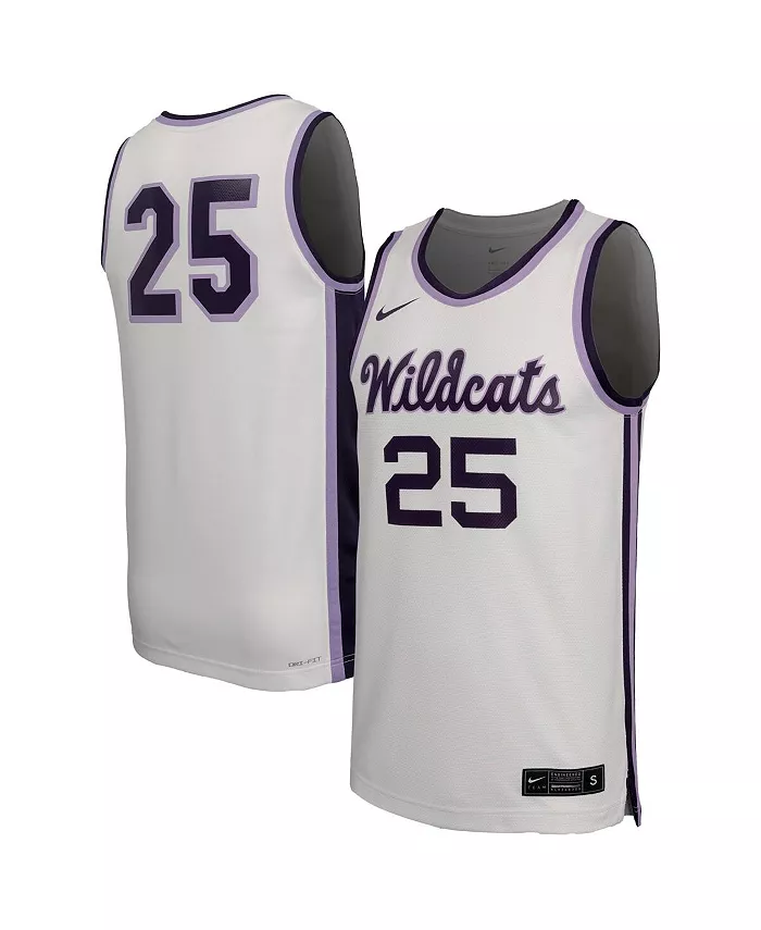 Мужская белая баскетбольная реплика ретро-джерси Kansas State Wildcats 25 Nike
Мужская белая баскетбольная реплика ретро-джерси Kansas State Wildcats 25 Nike