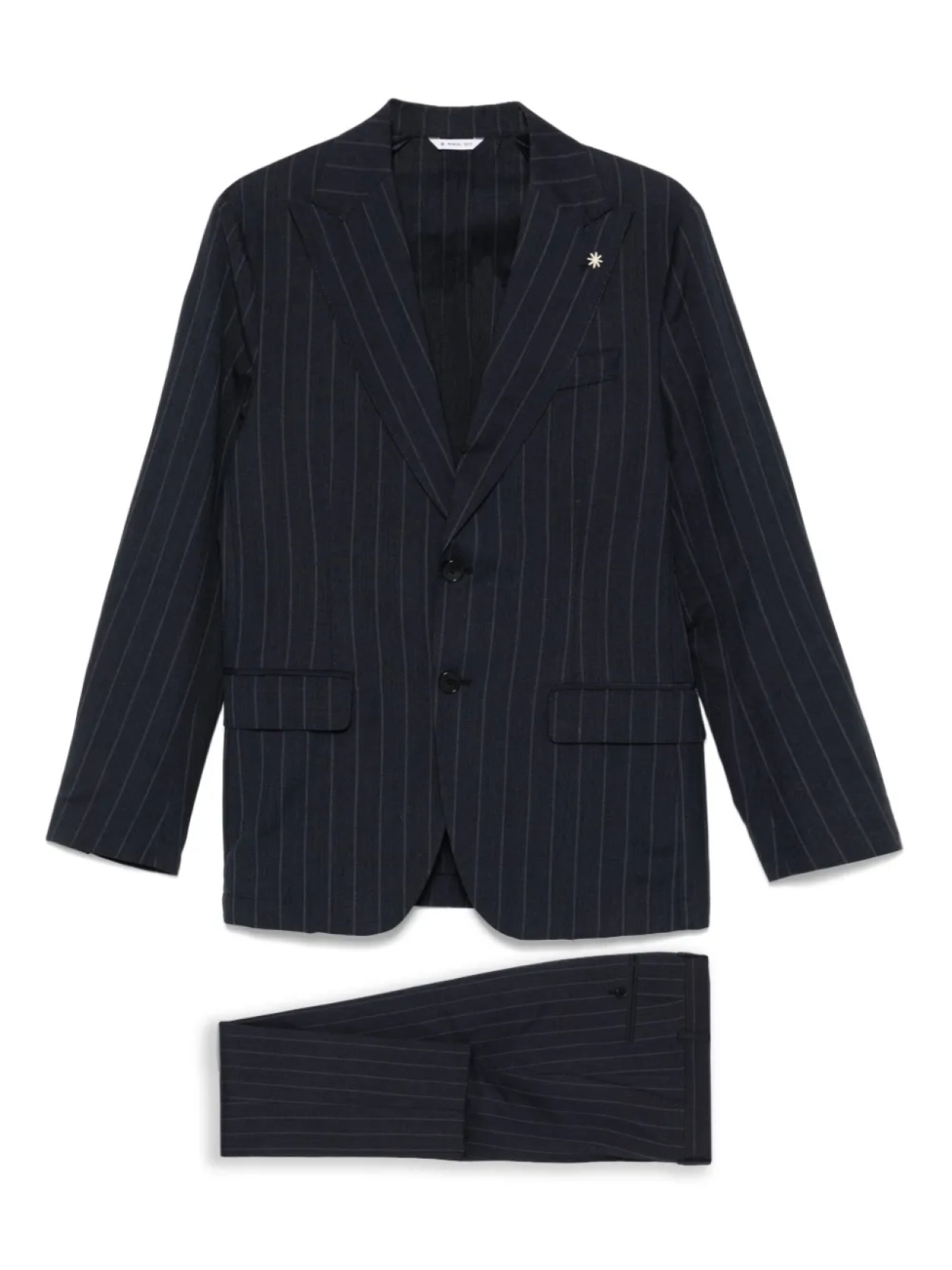 Полосатый костюм Manuel Ritz, синий
Полосатый костюм Manuel Ritz, синий