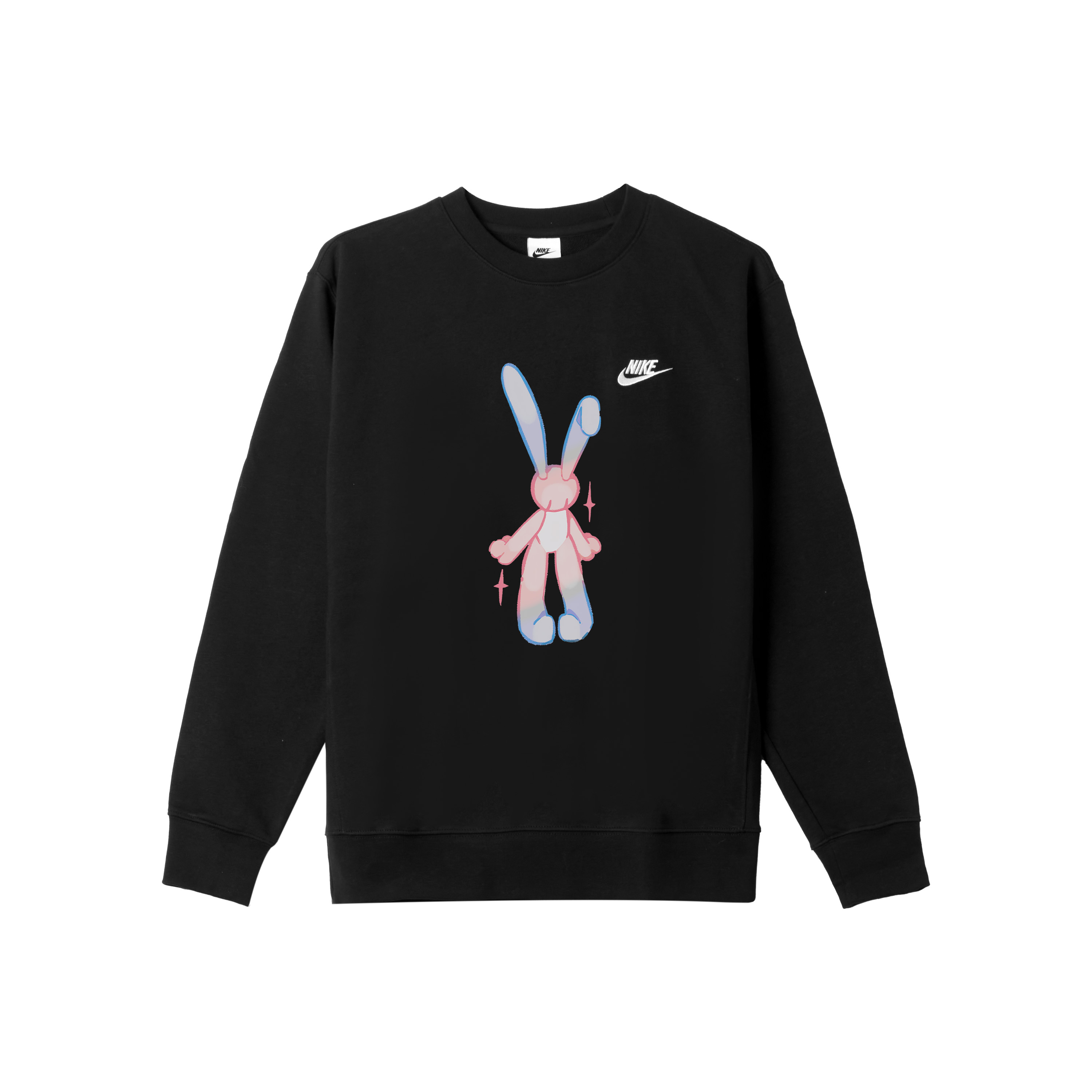 Nike Мужская толстовка с круглым вырезом, черная, средней толщины
Nike Мужская толстовка с круглым вырезом, черная, средней толщины