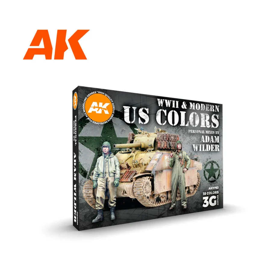 Фирменный набор - Адам Уайлдер 3G, 3rd Gen Acrylic Paint Sets 
Фирменный набор - Адам Уайлдер 3G, 3rd Gen Acrylic Paint Sets