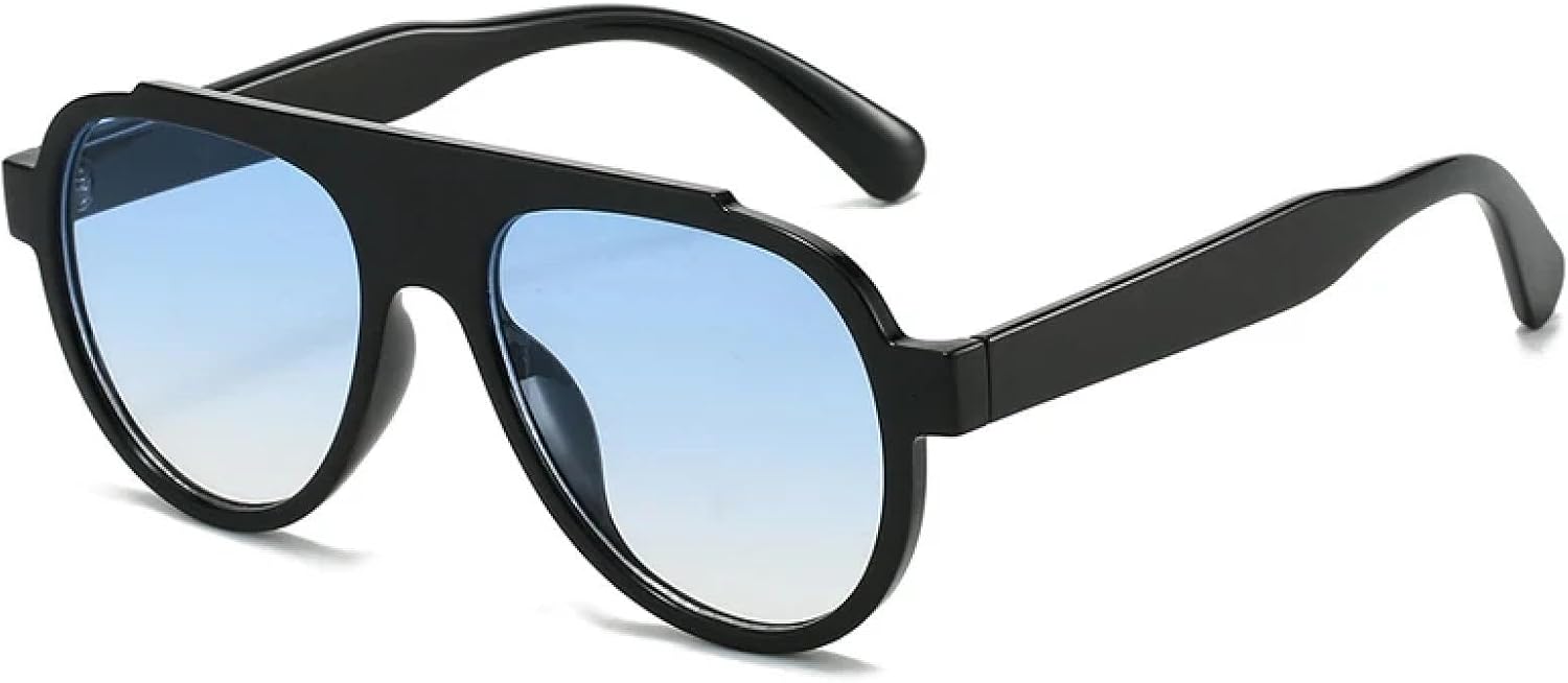 Модные мужские солнцезащитные очки большого размера в стиле ретро с градиентным переходом, защита от УФ-излучения UV400, трендовые желто-синие солнцезащитные очки TVTBBVV, Black Blue Gradient
Модные мужские солнцезащитные очки большого размера в стиле ретро с градиентным переходом, защита от УФ-излучения UV400, трендовые желто-синие солнцезащитные очки TVTBBVV, Black Blue Gradient