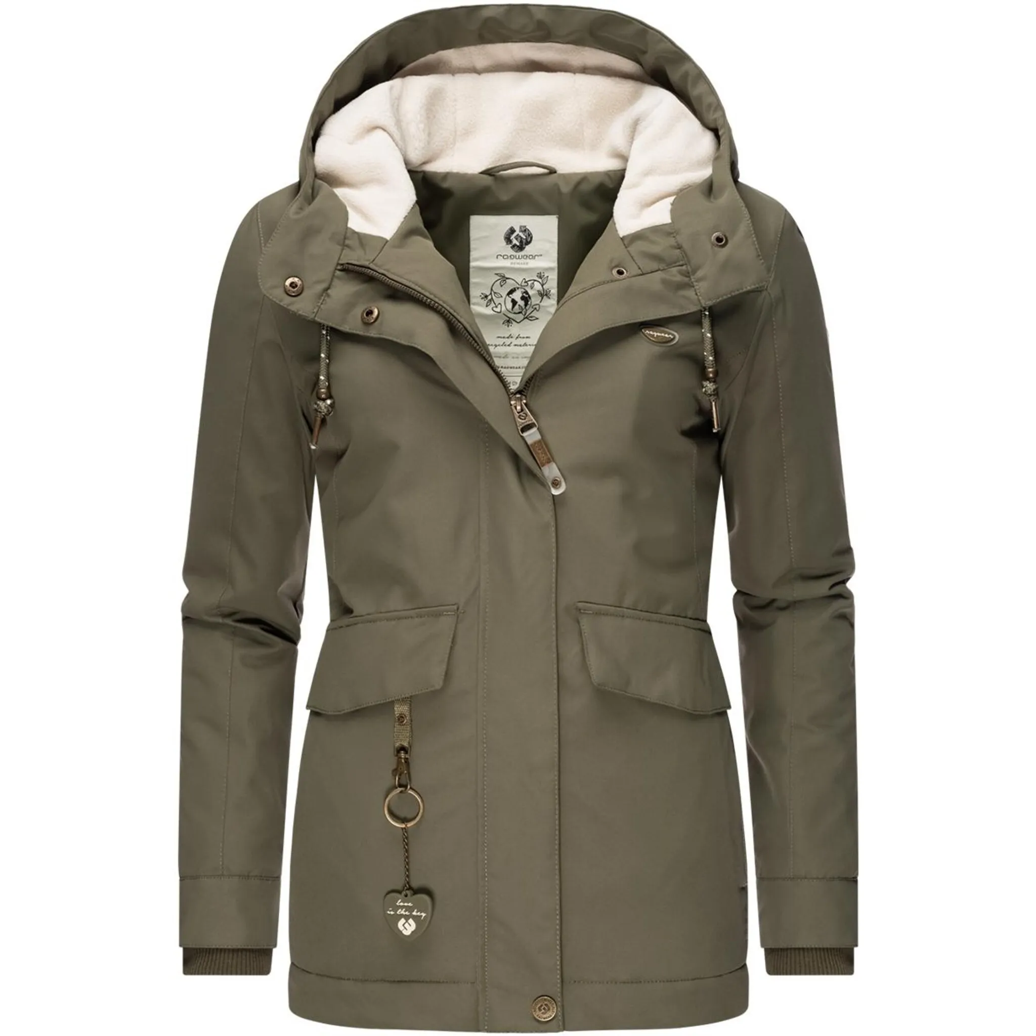 Зимняя куртка в стиле рэгвир "Jazmin Intl.", с капюшоном, уличная куртка на теплой подкладке из переработанных материалов Ragwear, зеленый
Зимняя куртка в стиле рэгвир "Jazmin Intl.", с капюшоном, уличная куртка на теплой подкладке из переработанных материалов Ragwear, зеленый