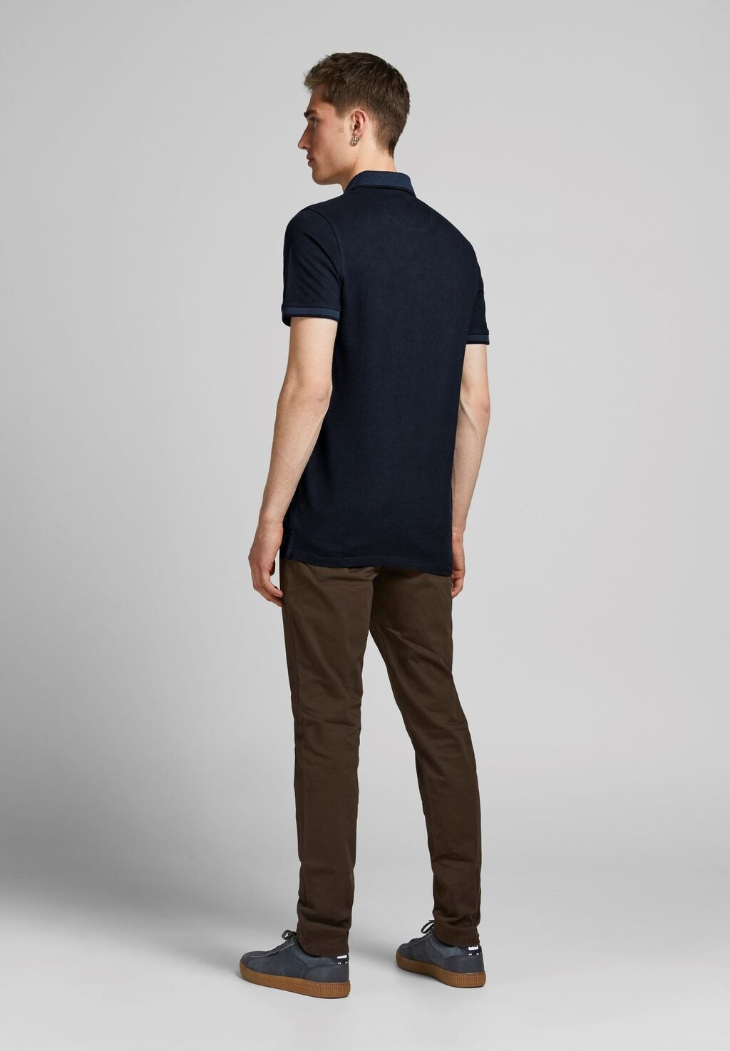 Рубашка-поло Jack & Jones, тёмно-синяя
Рубашка-поло Jack & Jones, тёмно-синяя