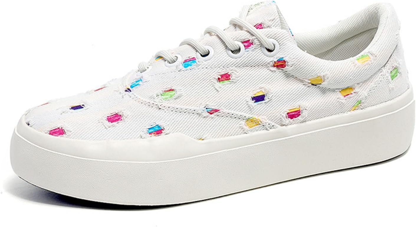 Мужские модные низкие кеды из дышащего канваса с шнуровкой, массивной платформенной подошвой, классическим закругленным носком, удобные, легкие, противоскользящие, для тенниса, прогулок и вождения Qklmwes, белый
Мужские модные низкие кеды из дышащего канваса с шнуровкой, массивной платформенной подошвой, классическим закругленным носком, удобные, легкие, противоскользящие, для тенниса, прогулок и вождения Qklmwes, белый