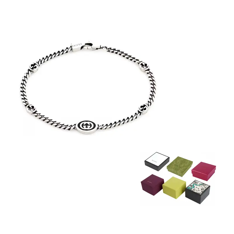 Gucci Браслет из стерлингового серебра 925 пробы GG для женщин
Gucci Браслет из стерлингового серебра 925 пробы GG для женщин