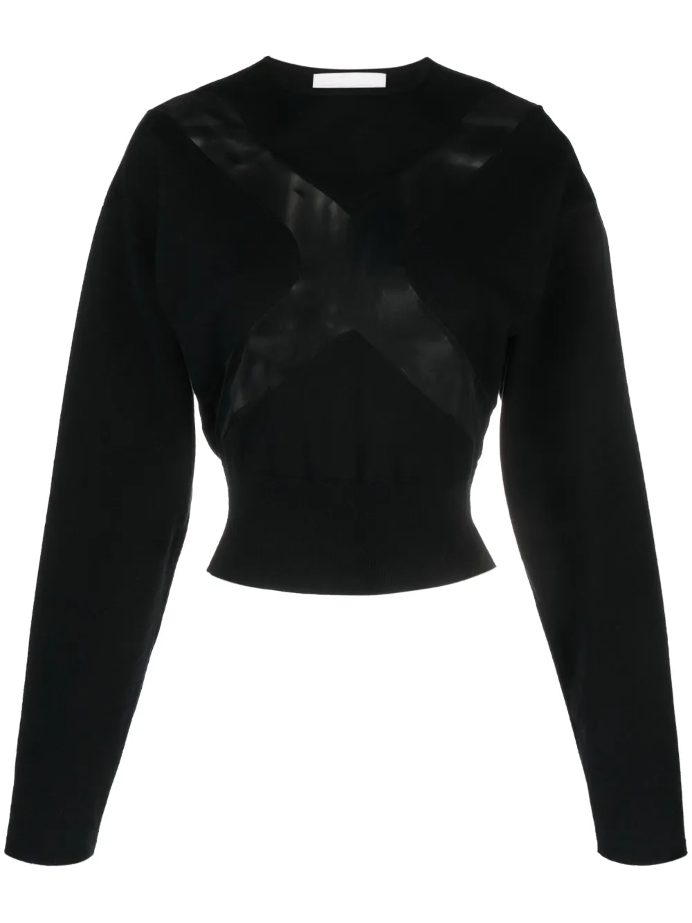 Футболка с прозрачной вставкой Genny, черный
Футболка с прозрачной вставкой Genny, черный