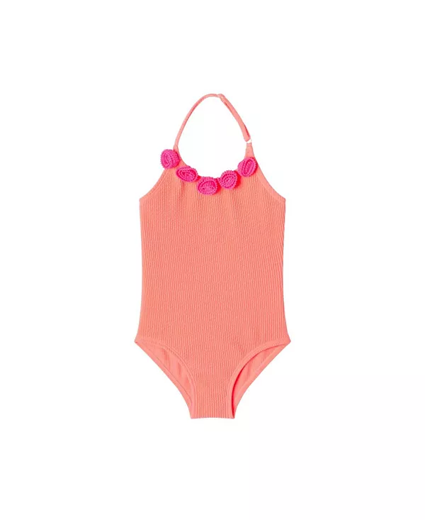 Слитный купальник для девочек - для маленьких детей Andy & Evan, оранжевый
Слитный купальник для девочек - для маленьких детей Andy & Evan, оранжевый